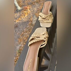 Circus by Sam Edelman Braided Tan Sandals